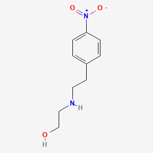 molecular formula C10H14N2O3 B8344412 2-[2-(4-Nitro-phenyl)-ethylamino]-ethanol 