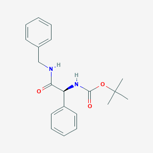 molecular formula C20H24N2O3 B8344419 (S)-(Benzylcarbamoyl-phenyl-methyl)carbamic acid tert-butyl ester 