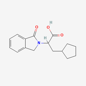 3-Cyclopentyl-2-(1-oxoisoindolin-2-yl)propanoic acid