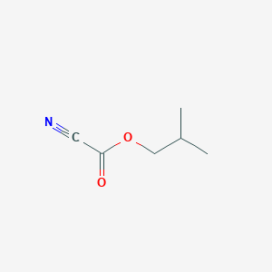 molecular formula C6H9NO2 B8344534 Isobutyl cyanoformate 