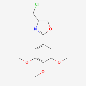 4-Chloromethyl-2-(3,4,5-trimethoxyphenyl)oxazole