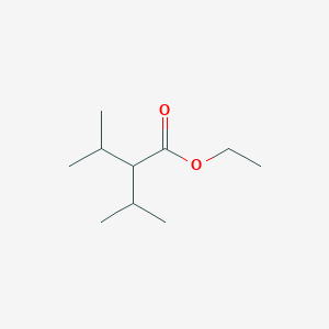 Butanoic acid, 3-methyl-2-(1-methylethyl), ethyl ester