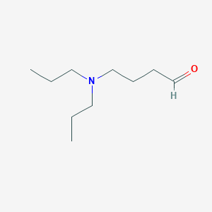 molecular formula C10H21NO B8344768 4-(Dipropylamino)butanal 