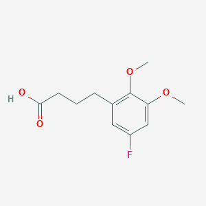 5-Fluoro-2,3-dimethoxybenzene butanoic acid