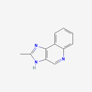 molecular formula C11H9N3 B8344871 2-methyl-1H-imidazo[4,5-c]quinoline 