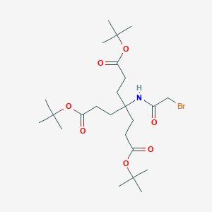 Di-tert-butyl 4-(2-bromoacetamido)-4-(3-(tert-butoxy)-3-oxopropyl)heptanedioate