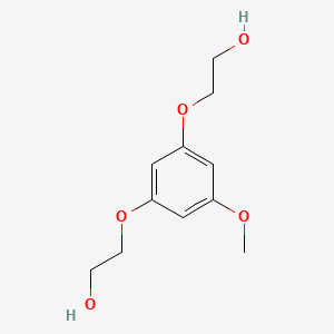 molecular formula C11H16O5 B8344908 2,2'-[(5-Methoxy-1,3-phenylene)bis(oxy)]-diethanol 