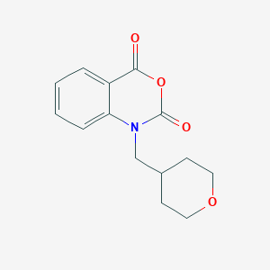 molecular formula C14H15NO4 B8344963 1-(tetrahydro-pyran-4-ylmethyl)-1H-benzo[d][1,3]oxazine-2,4-dione 