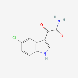 molecular formula C10H7ClN2O2 B8344984 2-(5-chloro-1H-Indol-3-yl)-2-oxo-acetamide 