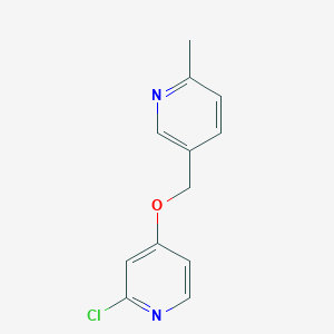 2-Chloro-4-((6-methylpyridin-3-yl)methoxy)pyridine