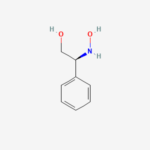 molecular formula C8H11NO2 B8345027 (S)-2-Hydroxyamino-2-Phenylethanol 