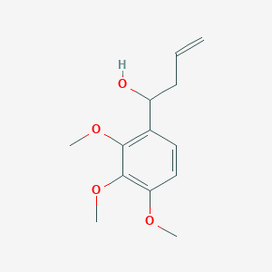 molecular formula C13H18O4 B8345086 4-Hydroxy-4-(2,3,4-trimethoxyphenyl)butene 