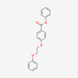 molecular formula C21H18O4 B8345154 Phenyl 4-(2-phenoxyethoxy)benzoate 