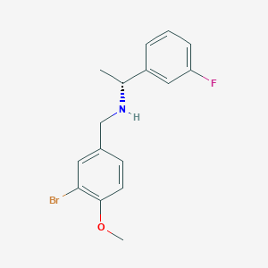 (R)-N-(3-bromo-4-methoxybenzyl)-1-(3-fluorophenyl)ethanamine