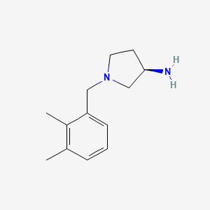 molecular formula C13H20N2 B8345261 (3R)-1-(2,3-dimethylbenzyl)-3-pyrrolidinamine 