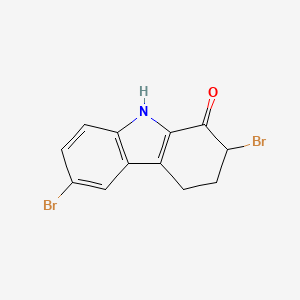 2,6-dibromo-2,3,4,9-tetrahydro-1H-carbazol-1-one