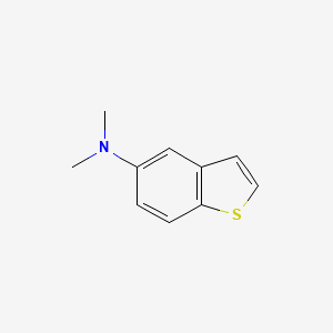 molecular formula C10H11NS B8345340 5-(Dimethyl)aminobenzo[b]thiophene 