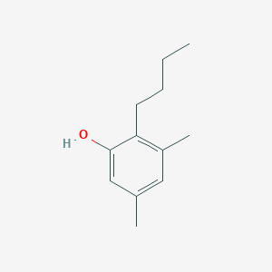 molecular formula C12H18O B8345379 2-Butyl-3,5-dimethylphenol 
