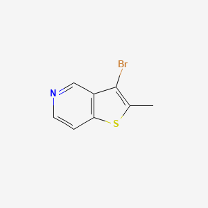 molecular formula C8H6BrNS B8345393 3-Bromo-2-methyl-thieno[3,2-c]pyridine 