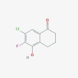 7-chloro-6-fluoro-5-hydroxy-3,4-dihydro-2H-naphthalen-1-one