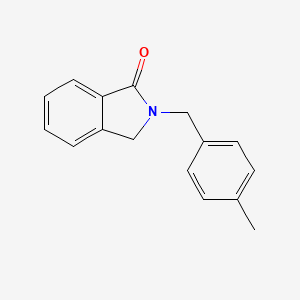 molecular formula C16H15NO B8345475 2-(4-Methyl-benzyl)-2,3-dihydro-isoindol-1-one 