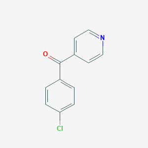 molecular formula C12H8ClNO B083455 4-(4-氯苯甲酰)吡啶 CAS No. 14548-48-2