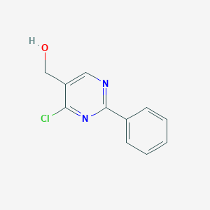molecular formula C11H9ClN2O B8345505 (4-Chloro-2-phenylpyrimidin-5-yl)methanol 