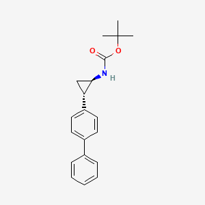 Tert-butyl(trans)-2-(1,1'-biphenyl-4-yl)cyclopropylcarbamate