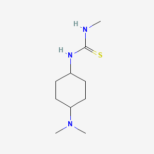 molecular formula C10H21N3S B8345555 1-(4-Dimethylaminocyclohexyl)-3-methyl-thiourea 