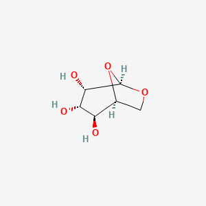 molecular formula C6H10O5 B8345615 1,6-Anhydro-beta-D-glucopyranose 