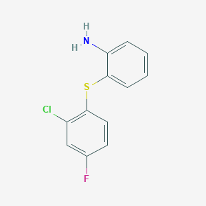 2-(2-Chloro-4-fluorophenylsulfanyl)aniline