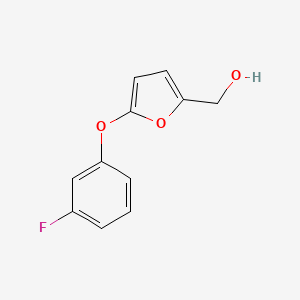 (5-(3-Fluoro-phenoxy)-furan-2-yl)-methanol