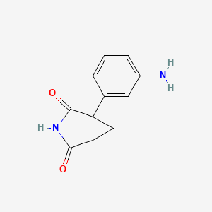 1-(3-Aminophenyl)-3-azabicyclo[3.1.0]hexane-2,4-dione
