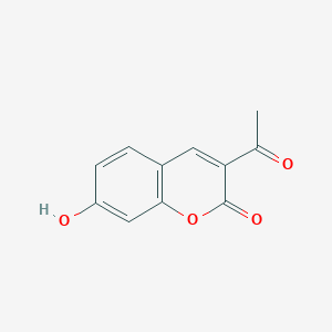 molecular formula C11H8O4 B083457 3-乙酰基-7-羟基-2H-色满-2-酮 CAS No. 10441-27-7