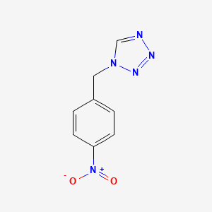 molecular formula C8H7N5O2 B8345710 1-(4-nitrobenzyl)-1H-tetrazole CAS No. 144035-24-5