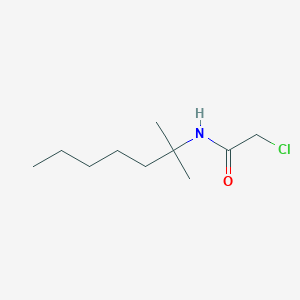 2-chloro-N-(1,1-dimethylhexyl)acetamide