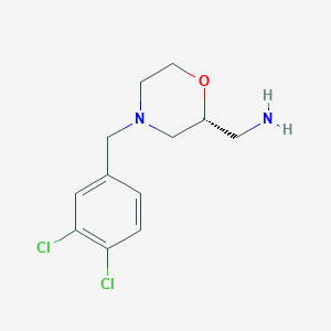 1-[(2R)-4-(3,4-Dichlorobenzyl)morpholin-2-yl]methanamine