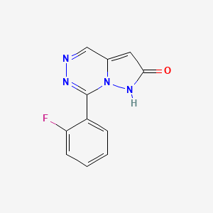 7-(2-Fluorophenyl)pyrazolo[1,5-d][1,2,4]triazin-2-ol