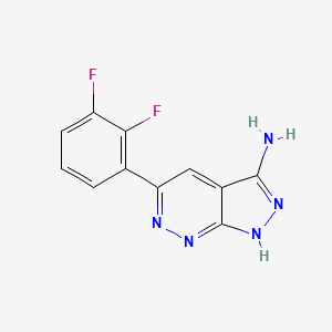 5-(2,3-Difluorophenyl)-1H-pyrazolo[3,4-C]pyridazin-3-amine