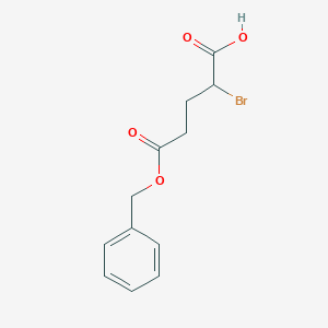 5-(Benzyloxy)-2-bromo-5-oxopentanoic acid