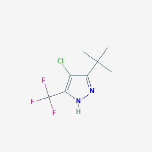 5-tert-Butyl-4-chloro-3-trifluoromethyl-1H-pyrazole