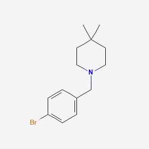 1-(4-Bromobenzyl)-4,4-dimethylpiperidine