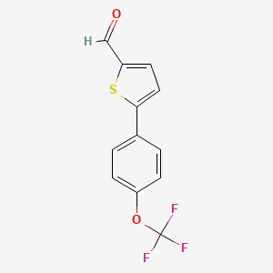 5-(4-Trifluoromethoxy-phenyl)thiophene-2-carbaldehyde