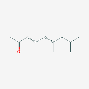 molecular formula C11H18O B8345973 6,8-Dimethyl-3,5-nonadien-2-one 