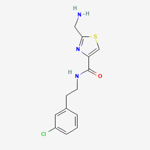 2-Aminomethyl-thiazole-4-carboxylic acid [2-(3-chlorophenyl)ethyl]amide
