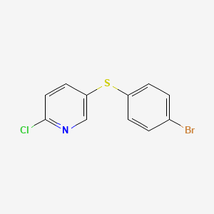 5-((4-Bromophenyl)sulfanyl)-2-chloropyridine