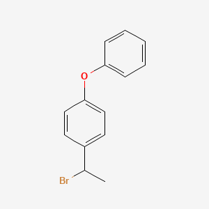 molecular formula C14H13BrO B8346059 1-(1-Bromoethyl)-4-phenoxybenzene 