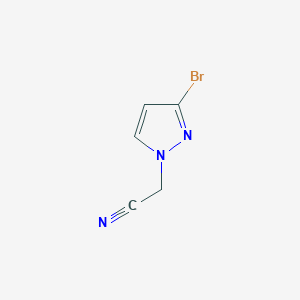 molecular formula C5H4BrN3 B8346344 (3-bromo-1H-pyrazol-1-yl)acetonitrile 