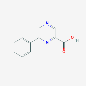 molecular formula C11H8N2O2 B083465 6-苯基吡嗪-2-甲酸 CAS No. 13534-76-4