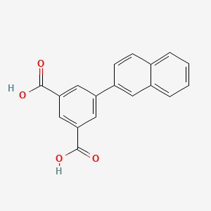 molecular formula C18H12O4 B8346543 5-(Naphthalene-2-yl)-isophthalic acid 
